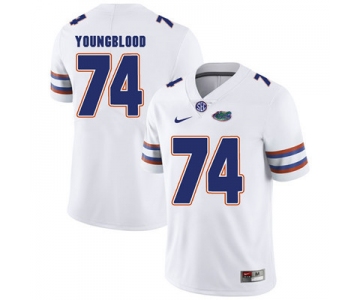 Florida Gators White #74 Jack Youngblood Football Player Performance Jersey