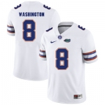 Florida Gators White #8 Nick Washington Football Player Performance Jersey