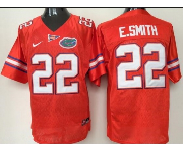 Men's Florida Gators #22 Emmitt Smith Orange Stitched NCAA Nike College Football Jersey