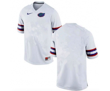 Men's Florida Gators White Blank Football Player Performance Jersey