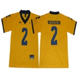 Men's Michigan Wolverines #2 Charles Woodson Yellow 2017 College Football Stitched Brand Jordan NCAA Jersey