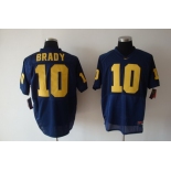 Michigan Wolverines #10 Brady Navy Blue Jersey