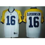 Michigan Wolverines #16 Denard Robinson White Cowboys Classic Jersey