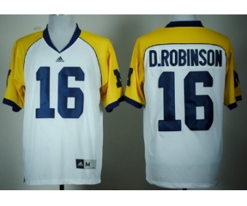 Michigan Wolverines #16 Denard Robinson White Cowboys Classic Jersey