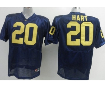 Michigan Wolverines #20 Mike Hart Navy Blue Jersey