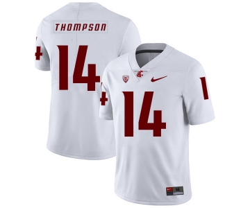 Washington State Cougars 14 Jack Thompson White College Football Jersey