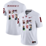 Washington State Cougars 16 Gardner Minshew II White Fashion College Football Jersey