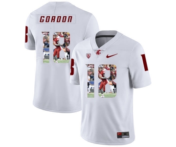 Washington State Cougars 18 Anthony Gordon White Fashion College Football Jersey