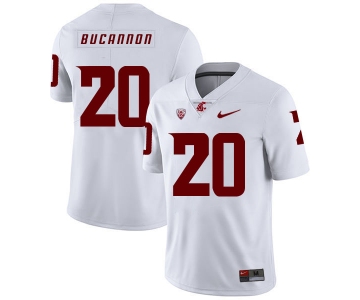 Washington State Cougars 20 Deone Bucannon White College Football Jersey