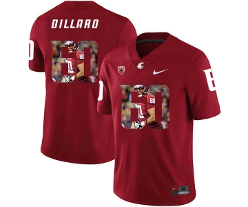 Washington State Cougars 60 Andre Dillard Red Fashion College Football Jersey