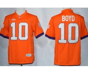 Clemson Tigers #10 Tajh Boyd 2013 Orange Limited Jersey