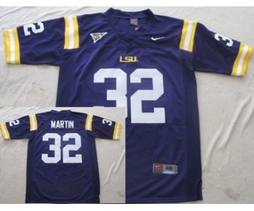 LSU Tigers #32 Martin Purple Jersey