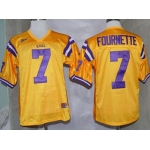 LSU Tigers #7 Leonard Fournette Yellow Jersey