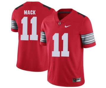 Ohio State Buckeyes 11 Austin Mack Red 2018 Spring Game College Football Limited Jersey