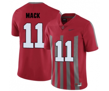 Ohio State Buckeyes 11 Austin Mack Red College Football EliteJersey