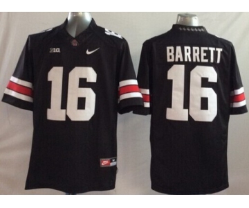 Ohio State Buckeyes #16 J.T. Barrett 2014 Black Limited Jersey