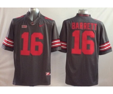 Ohio State Buckeyes #16 J.T. Barrett 2014 Gray Limited Jersey