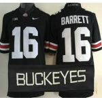 Ohio State Buckeyes #16 J.T. Barrett Black 2015 College Football Nike Limited Jersey