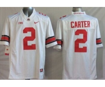 Ohio State Buckeyes #2 Cris Carter 2014 White Limited Jersey