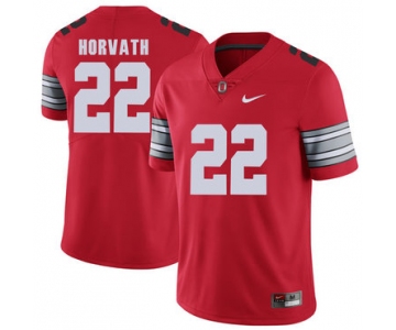 Ohio State Buckeyes 22 Les Horvath Red 2018 Spring Game College Football Limited Jersey