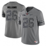 Ohio State Buckeyes 26 Antonio Williams Gray Shadow College Football Jersey