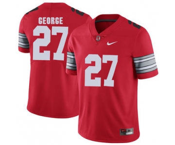 Ohio State Buckeyes 27 Eddie George Red 2018 Spring Game College Football Limited Jersey