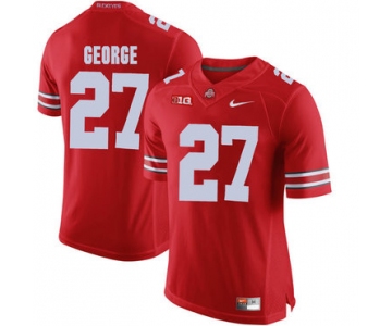 Ohio State Buckeyes 27 Eddie George Red College Football Jersey