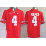 Ohio State Buckeyes #4 Santonio Holmes 2014 Red Limited Jersey