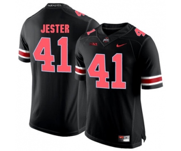 Ohio State Buckeyes 41 Hayden Jester Blackout College Football Jersey