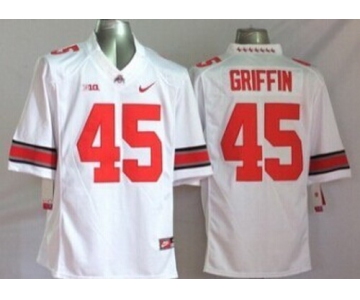 Ohio State Buckeyes #45 Archie Griffin 2014 White Limited Jersey