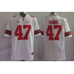 Ohio State Buckeyes #47 A. J. Hawk 2014 White Limited Jersey