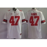 Ohio State Buckeyes #47 A. J. Hawk 2014 White Limited Jersey