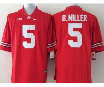 Ohio State Buckeyes #5 Baxton Miller 2014 Red Limited Jersey