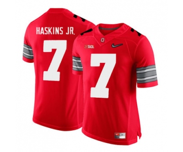 Ohio State Buckeyes 7 Dwayne Haskins Red With Diamond Logo College Football Jersey