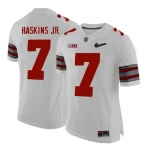 Ohio State Buckeyes 7 Dwayne Haskins White With Diamond Logo College Football Jersey