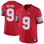 Ohio State Buckeyes 9 Binjimen Victor Red 2018 Spring Game College Football Limited Jersey