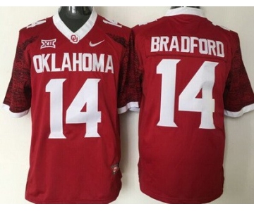 Men's Oklahoma Sooners #14 Sam Bradford Red 2016 College Football Nike Limited Jersey