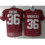 Oklahoma Sooners #36 Owens Red Jersey