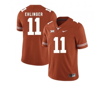 Men's Nike #11 Sam Ehlinger Texas Longhorns Replica Orange Mens Football College Jersey