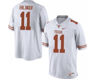 Men's Nike #11 Sam Ehlinger Texas Longhorns Replica White Mens Football College Jersey