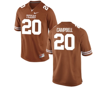 Men's Texas Longhorns 20 Earl Campbell Orange Nike College Jersey