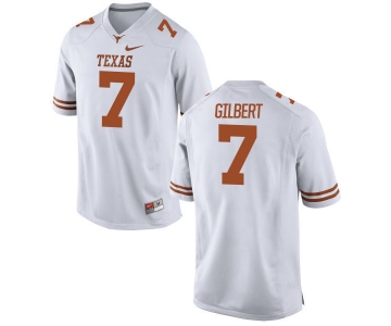 Men's Texas Longhorns 7 Garrett Gilbert White Nike College Jersey