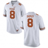 Men's Texas Longhorns 8 Jordan Shipley White Nike College Jersey