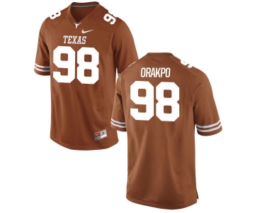 Men's Texas Longhorns 98 Brian Orakpo Orange Nike College Jersey