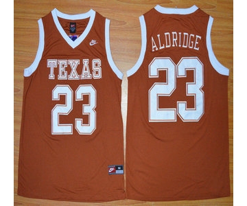 Texas Longhorns #12 LaMarcus Aldridge Burnt Orange College Basketball Jersey