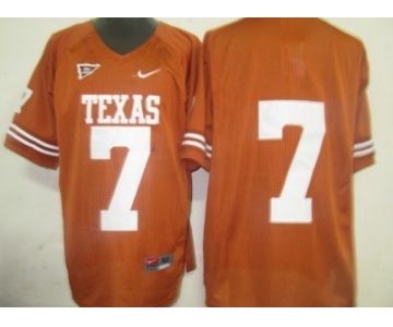 Texas Longhorns #7 Garrett Gilbert Orange Jersey