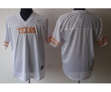 Texas Longhorns Blank White Jersey