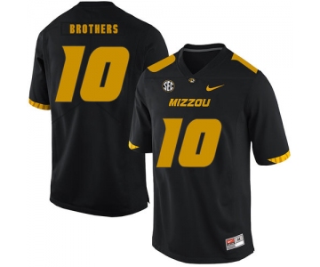 Missouri Tigers 10 Kentrell Brothers Black Nike College Football Jersey