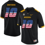 Missouri Tigers 10 Kentrell Brothers Black USA Flag Nike College Football Jersey