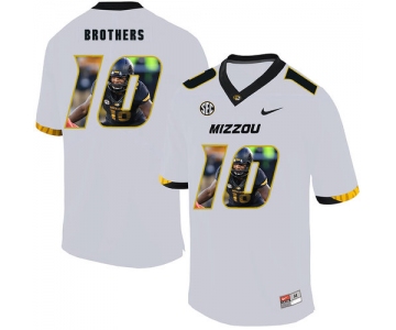 Missouri Tigers 10 Kentrell Brothers White Nike Fashion College Football Jersey